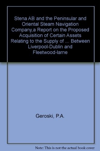Stena AB and The Peninsular and Oriental Steam Navigation Company