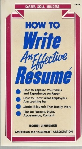 How to Write an Effective Resume