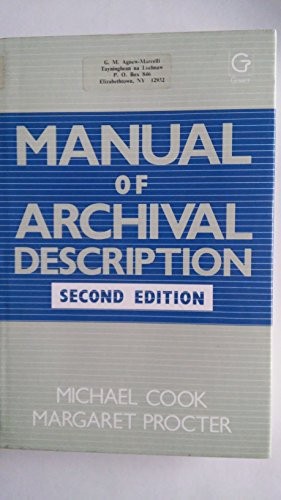 A manual of archival description