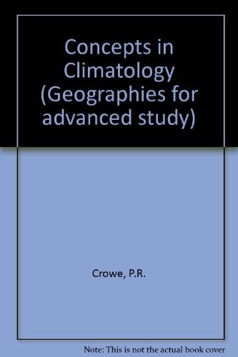 Concepts in Climatology