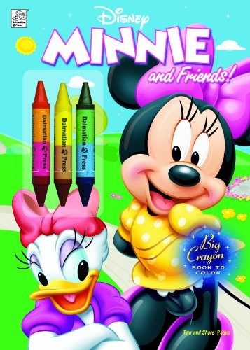 Disney Minnie and Friends! Big Crayon Book to Color