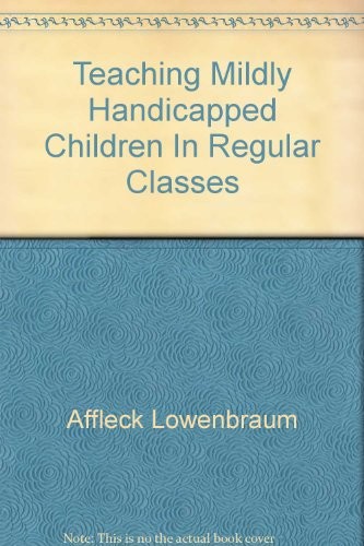 Teaching mildly handicapped children in regular classes