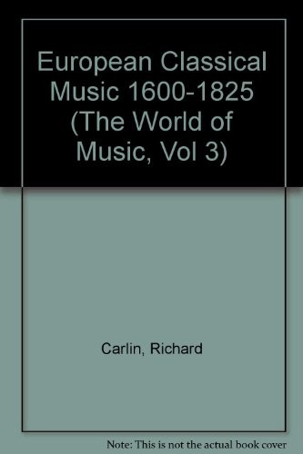 European Classical Music 1600-1825