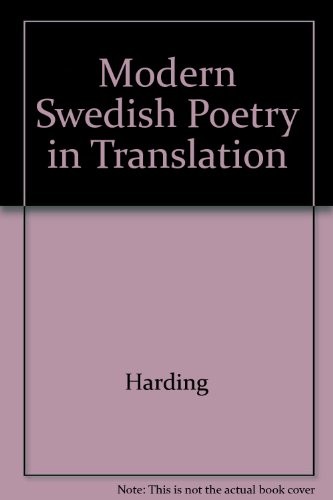 Modern Swedish Poetry in Translation