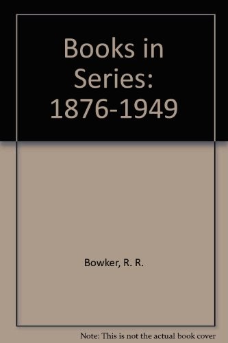 Books in Series, 1876-1949