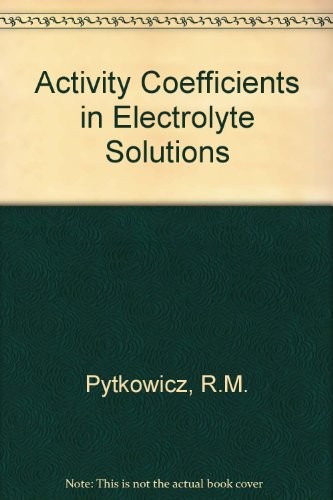 Activity Coefficients in Electrolyte Solutions