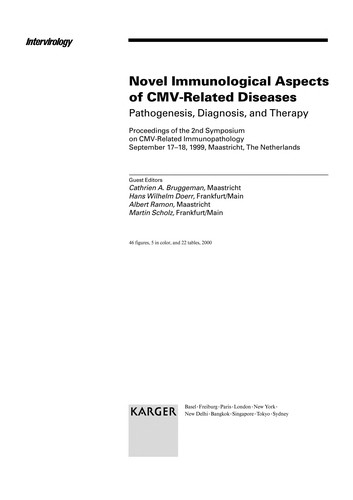 Novel Immunological Aspects of CMV-Related Diseases