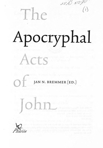 The Apocryphal Acts of John