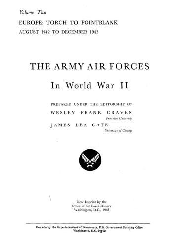 The Army Air Forces In World War II