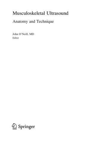 Musculoskeletal Ultrasound