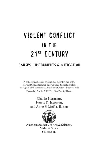 Violent conflict in the 21st century