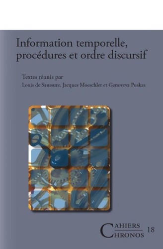 Information temporelle, procédures et ordre discursif