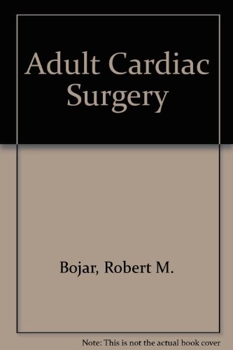Adult cardiac surgery
