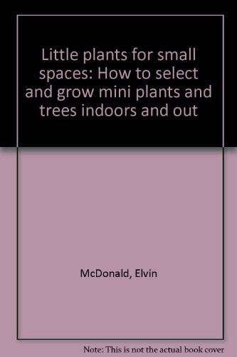 Little plants for small spaces