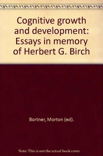 Cognitive Growth and Development