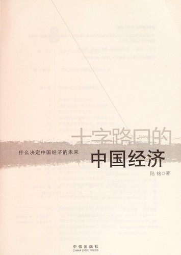 Shi zi lu kou de Zhongguo jing ji