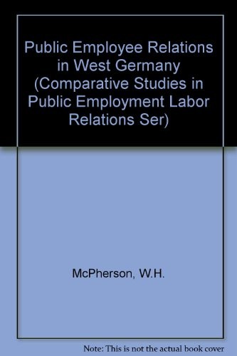 Public Employee Relations in West Germany
