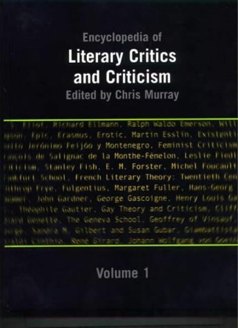 Encyclopedia of literary critics and criticism