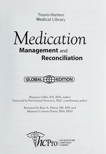 Medication Management and Reconciliation
