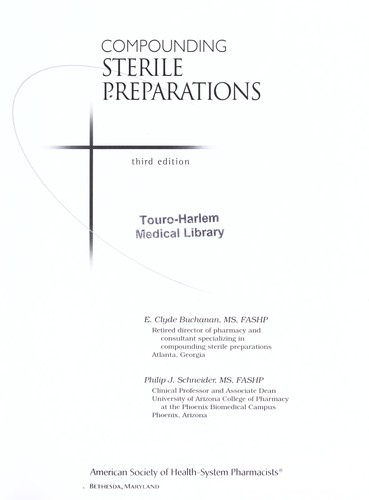 Compounding Sterile Preparations