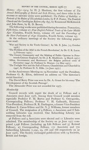 Transactions of the Royal Historical Society