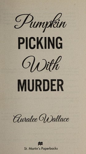 Pumpkin picking with murder