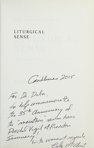 Liturgical sense