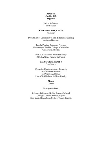 ACLS Pocket Reference