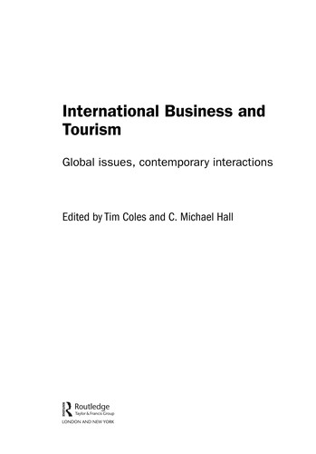 International Business and Tourism