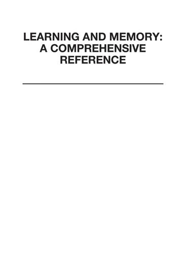 Learning and memory