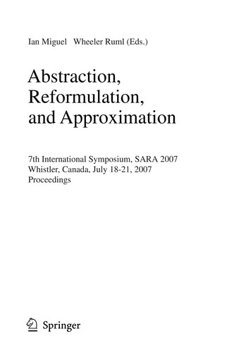 Abstraction, Reformulation, and Approximation