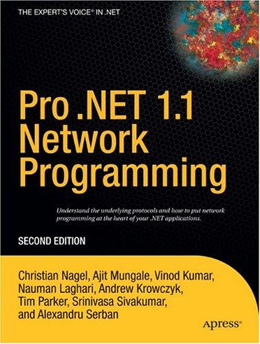 Pro .NET 1.1 Network Programming