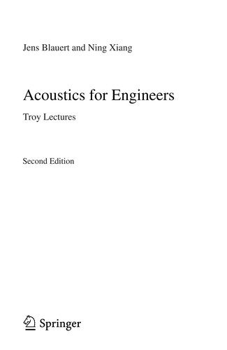 Acoustics for Engineers