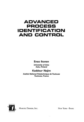 Advanced Process Identification and Control