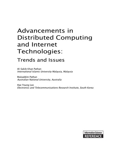 Advancements in Distributed Computing and Internet Technologies