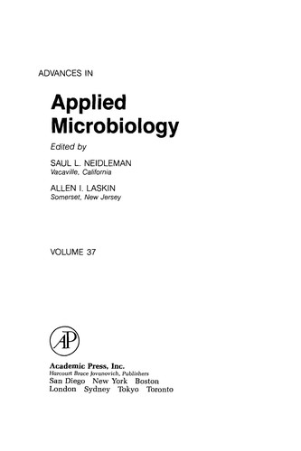 Advances in Applied Microbiology, 37