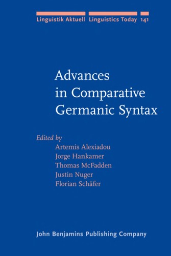Advances in Comparative Germanic Syntax