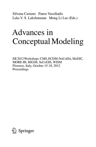 Advances in Conceptual Modeling