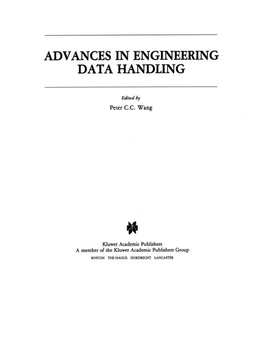 Advances in Engineering Data Handling