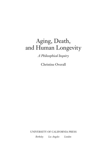 Aging, Death, and Human Longevity