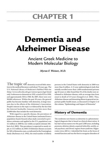 The American Psychiatric Publishing Textbook of Alzheimer Disease and Other Dementias