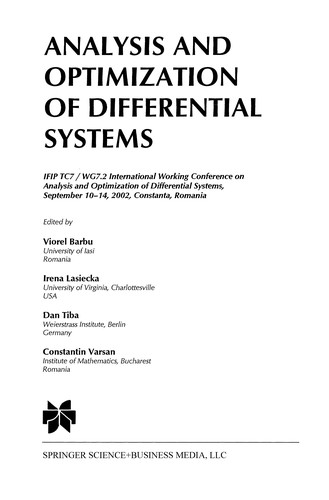 Analysis and Optimization of Differential Systems