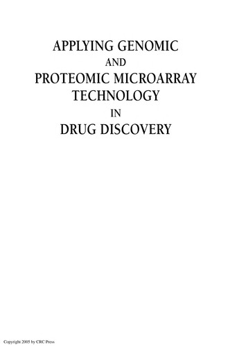 Applying Genomic and Proteomic Microarray Technology in Drug Discovery