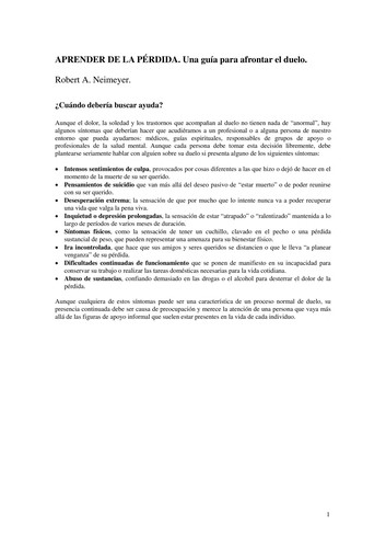 Aprender de la pérdida