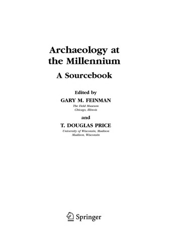 Archaeology at the Millennium