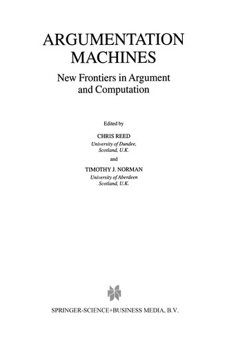 Argumentation Machines