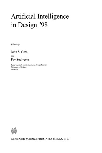Artificial Intelligence in Design '98