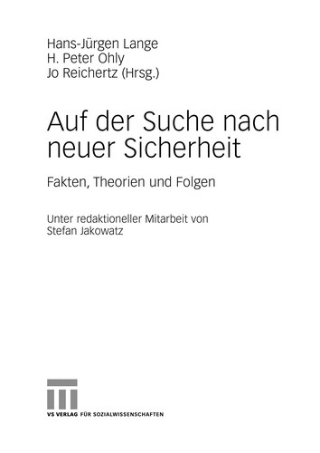 Auf der Suche nach neuer Sicherheit