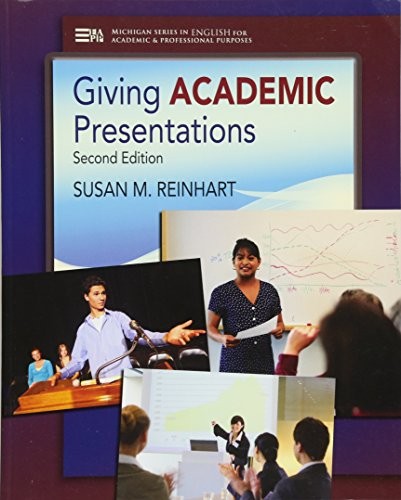 Giving Academic Presentations, Second Edition