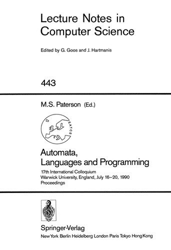 Automata, Languages, and Programming